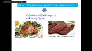 CN6 BÀI 17 TIẾT 46 BẢO QUẢN CHẤT DD TRONG CHẾ BIẾN MÓN ĂN (TT)