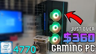 How To Get into PC GAMING For Under $400 in 2021! (i7-4770, HD7970)