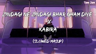 Zindagi ne zindagi bhar gam diye x Kabira (Slowed+Reverb+Lofi) Song |Ystarr lofi #trending#lofi#song