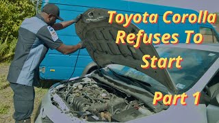 Toyota Corolla - Crank No Start, Diagnosis and Repair Part 1