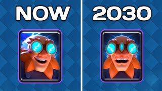 ELECTRO GIANT Now VS 2030 - Clash Royale