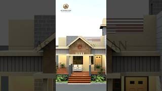 Kerala house design | 1200 sqft | 2bhk | 20 lakhs budget home #house #design #home