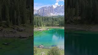 유럽 알프스산맥 자전거 횡단여행_이탈리아 카레짜호수 풍경(Lago di Carezza Landscape)-12