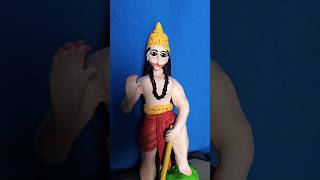 Keshri ke Lal Bajrangbali Hanuman ll Bajrangbali Clayart #Painting Tuesday viral #Ytshorts