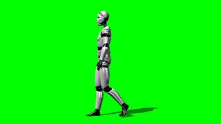 I Robot walk green screen video | #greenscreen #green_screen_effects #robot#trending #viral