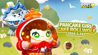 Pancake Girl and Cake Roll Wolf Showcase Video - Eggy Party