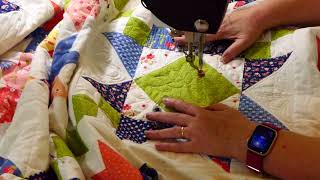 Purely Petals - Quilting - Part 2