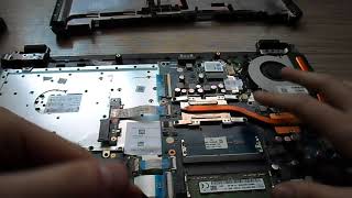 How to disassembly and clean HP 15 ba-001nq Amd A10