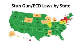 Stun Gun TASER Laws by State (2016)