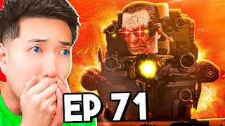 GMAN TOILET HAS GODLIKE POWERS NOW?! (OMG) | Skibidi Toilet Episode 71 Reaction