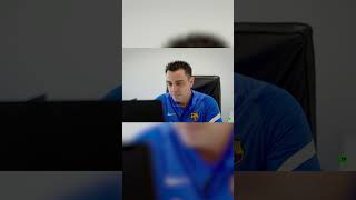 Xavi y el estrés de entrenar al Barcelona #shorts