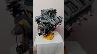 CHEVY Small Block V8 Engine General Motors MOC Building Blocks Engine Model  #enginediyshop #fyp