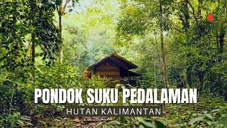 Pondok Tempat Tinggal Suku Pedalaman Kalimantan #sukupedalaman #sukudayakkalimantan #youtubevideos