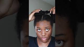 Easy Natural Hairstyle Updo #4chair #naturalhairstyles #protectivestyles #type4hair