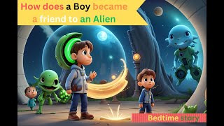 Galactic Pen Pals: A Cosmic Friendship | Cosmic Correspondence: Earth & aliens Unite | Child stories