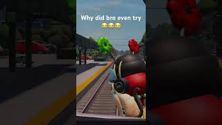 Why did bro even try & beat me 😭😭😭 #trains #roblox #shorts ￼