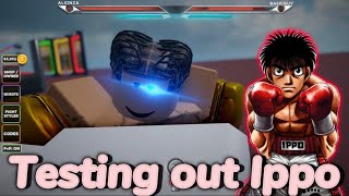 Untitled Boxing Game - Testing out Ippo!