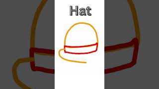 How To Draw Hat - Simple Doodling | टोपी कसरी बनाउने ?   #hamikopila #kidsvideo #fun #howto