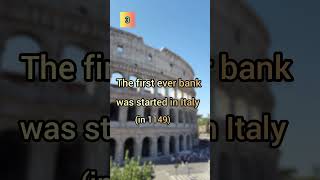 TOP 5 INTERESTING FACTS of ITALY #trending #viral #shorts #facts #youtubeshorts #italy