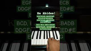 He Abides - Easy Piano Tutorial