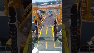 truck entering the ramp