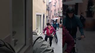 Riding up hill in Desenzano del Garda, Province of Brescia