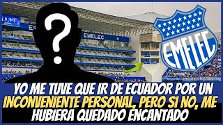 🚨¡SAL AHORA! ¡MIRA LO QUE DIJO DE EMELEC! NOTICIAS DE EMELEC HOY