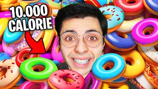 MANGIO 10.000 CALORIE DI CIAMBELLE AMERICANE 🍩