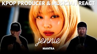 Musicians react & analyze ♡ JENNIE - Mantra (MV)