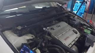 Toyota coolant leak and repair pt 1