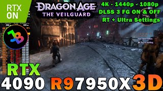 Dragon Age: The Veilguard | Ray Tracing | RTX 4090 | R9 7950X3D | Ultra Settings | 4K 1440p 1080p