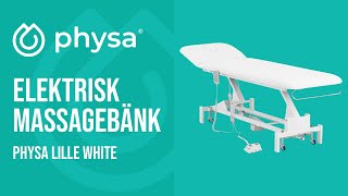 Elektrisk massagebänk Physa LILLE WHITE | Produktpresentation 10040398