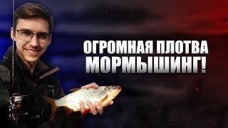 Огромная плотва на мормышинг