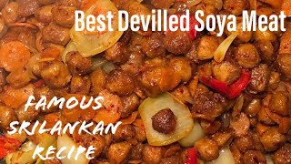 BEST DEVILLED SOYA CHUNK RECIPE | DEVILLED SOYA #bansricookingadventure #soyarecipe