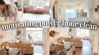 NAP POWER HOUR CLEAN WITH ME | Nap Speed Cleaning Power Hour | Taylor Marie Motherhood