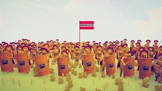 CAN 100x ROMAN ARMY KILL ENEMY KING?- Totally Accurate Battle Simulator TABS