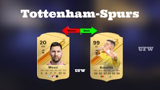 Worst and Best FIFA Cards | Tottenham-Spurs Editions.  #fifa #eafc24 #worst #best #spurs #tottenham