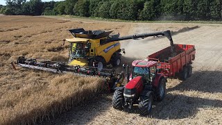 Canola Harvest 2022 I New Holland CR 10.90 w/ MacDon FD140