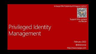 Azure Privileged Identity Management basics