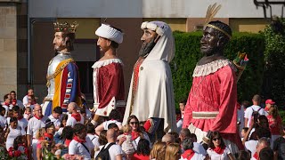 13 de julio. Gigantes de Pamplona. Iruñeko erraldoiak. San Fermín.