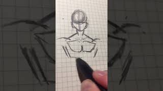 How to draw easy body? #shorts #drawing #anime #fyp