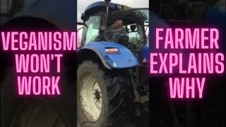 FARMER vs Vegan at Slaughterhouse (Who Won?) 3 #farming 🚜🙄 2 #Shorts