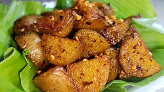 Butter Garlic Potatoes Recipe | Potato Fry Snacks | आलू फ्राई | Potato Garlic Fry | Potato Recipe|