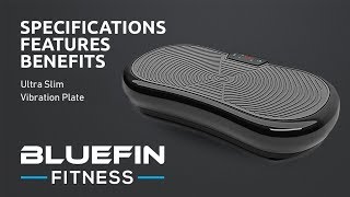 Bluefin Fitness Ultra Slim Vibration Plate Massage Trainer for weight loss,