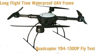 Long flight time waterproof frame YD4-1000P fly test