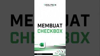 Andai Tau Dari Dulu cara membuat checkbox microsoft excel #belajarexcel