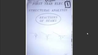 Structural Analysis | 01 Reactions - Eng\ Islam Taher