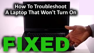 The laptop that won’t Turn on what to do 😭 |SOLVED| 2024