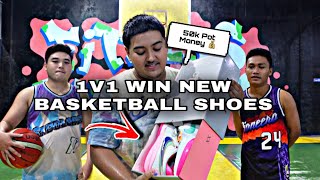 1v1 Basketball In The Philippines Winner Wins NEW Basketball Shoes And HUGE Pot Money Prize