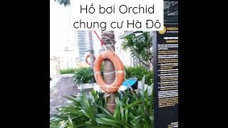 Hồ bơi tràn tòa Orchid chung cư Hà Đô Centrosa